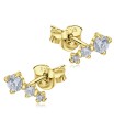 Beautiful CZ Silver Stud Earring STS-5182